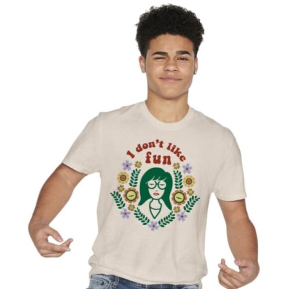 Daria 'I Don'T Like Fun' Graphic Tee Small MTV - Picture 1 of 5